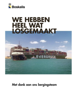 Geweldige inhaker van Boskalis